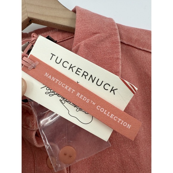 Tuckernuck Dress Womens Small Red Orange Nantucket Red Collection Collection NEW - Picture 3 of 11